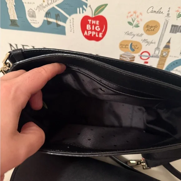 Kate Spade Byrdie Black Crossbody Bag Set with two interchangeable options - Picture 4 of 11